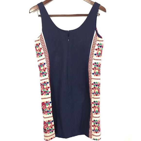 Anthropologie Judith March Blue Embroidered Boho Dress M - Picture 2 of 5